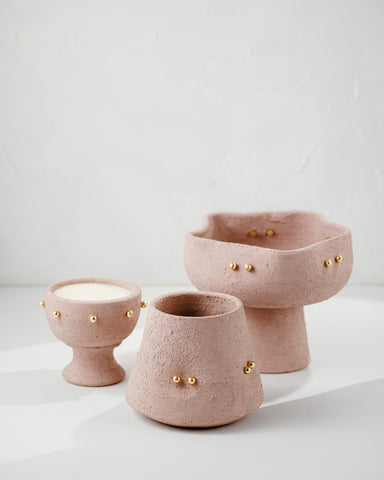 Terra Brass Candle