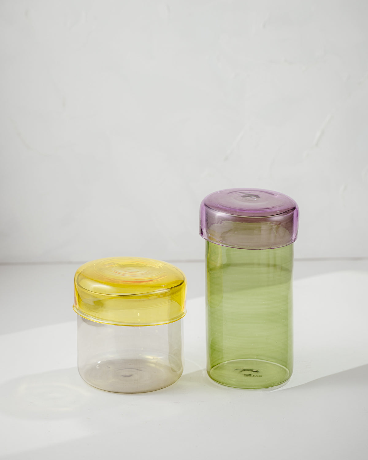 Hue Glass Jars