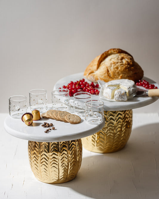 Chevron Marble Stand