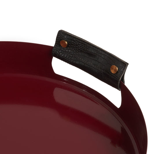 The Halo Tray Burgundy