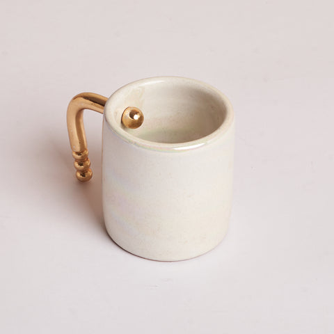 Terra Brass Espresso Mugs