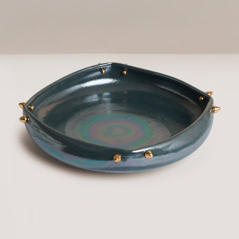 Terra Brass Squared Bowl