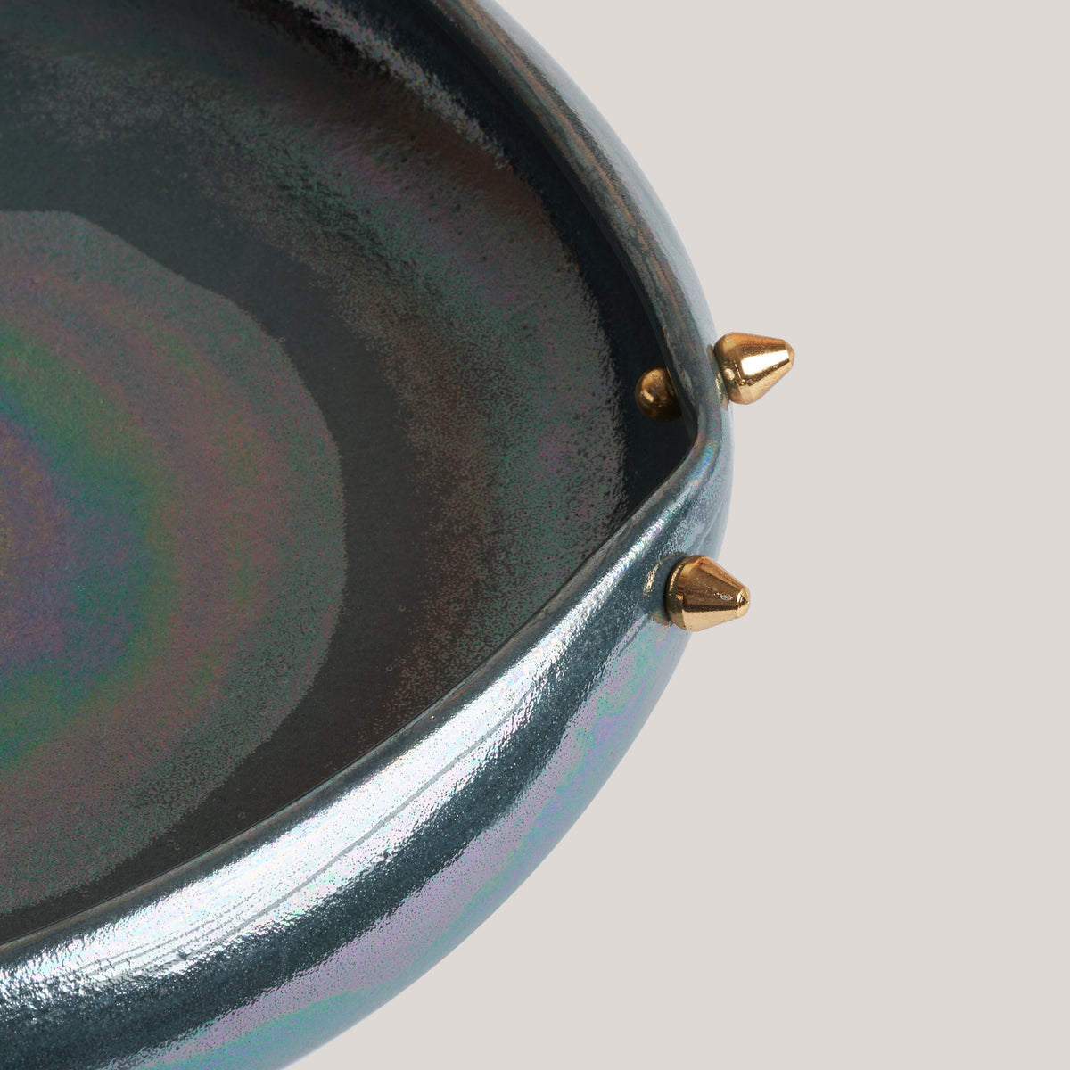 Terra Brass Squared Bowl