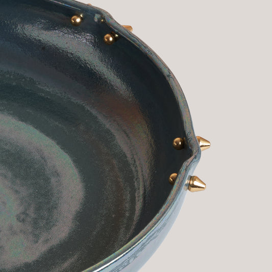 Terra Brass Squared Plate