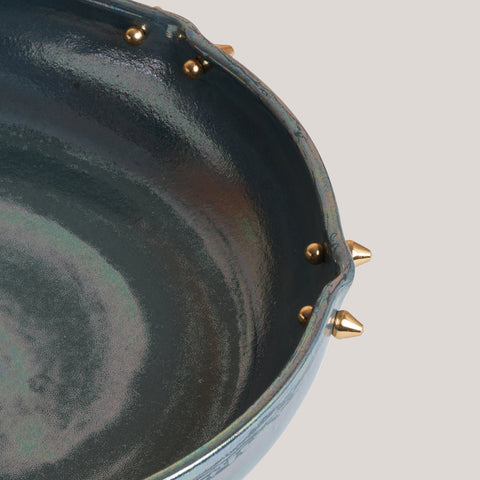 Terra Brass Squared Plate