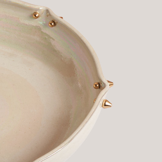 Terra Brass Squared Plate