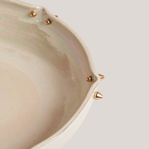 Terra Brass Squared Plate