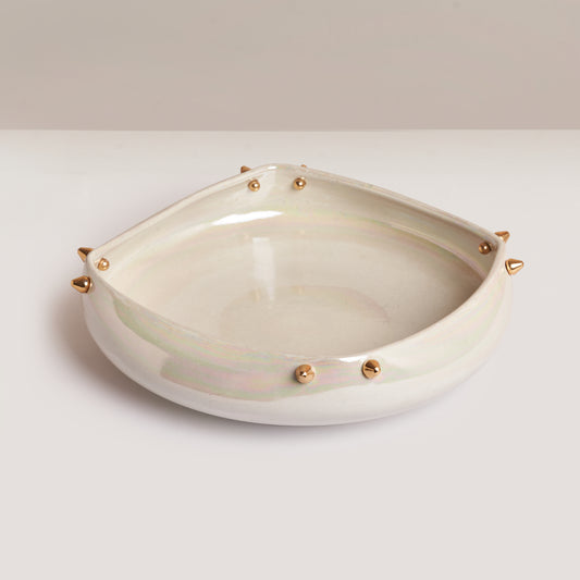Terra Brass Squared Bowl
