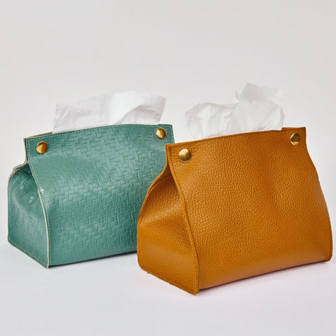 Leather Tissue Holder